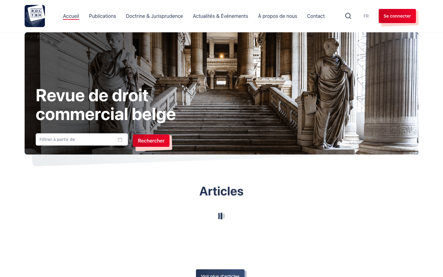 RDC TBH Belgian commercial law publishing platform